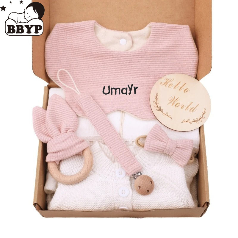 Personalized Name Box - 개인화된 이름 출생 세트 선물 상자에는