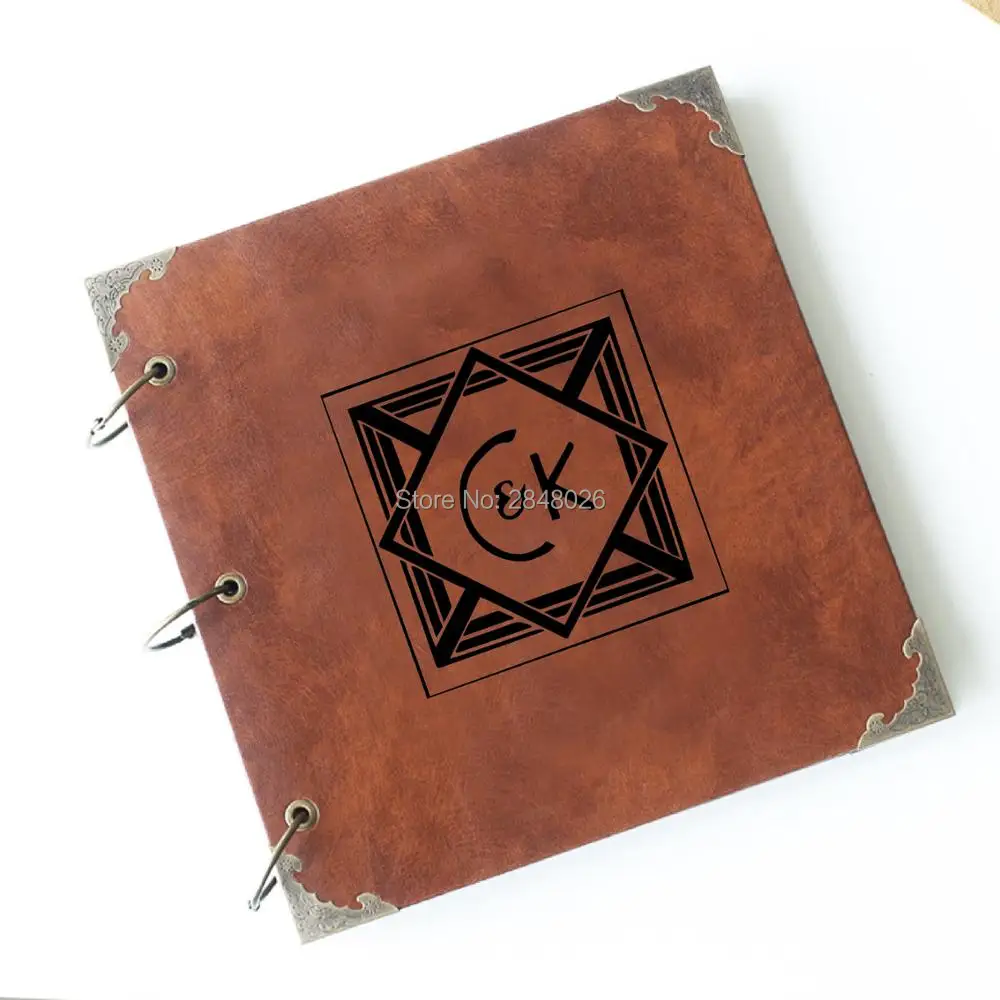 Custom Photo Book - 50 페이지 소박한 이니셜 맞춤형 모노그램