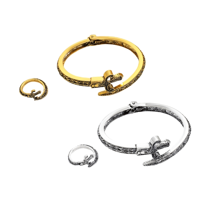 Coordinates Bracelet - 절묘한 뱀 영감 조정 가능한 팔목