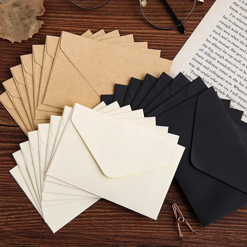 Wax Seal Letter Kit - 20/40/80PCS 클래식 화이트 블랙 크래프트 빈