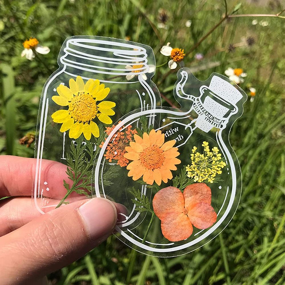 DIY 투명 말린 꽃 책갈피, 식물 표본 책갈피 꽃 페 - Dried Flower Bookmark 리뷰 및 가격