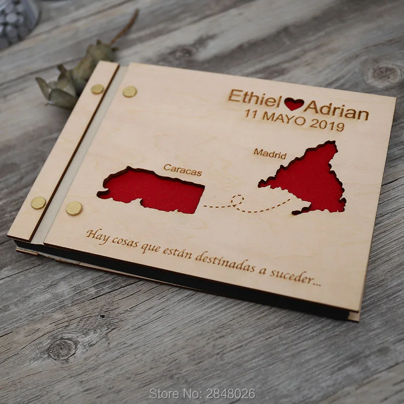 지도 새겨진 결혼식 방명록, 맞춤형 목조 결혼식 사랑  - Custom Star Map 리뷰 및 가격
