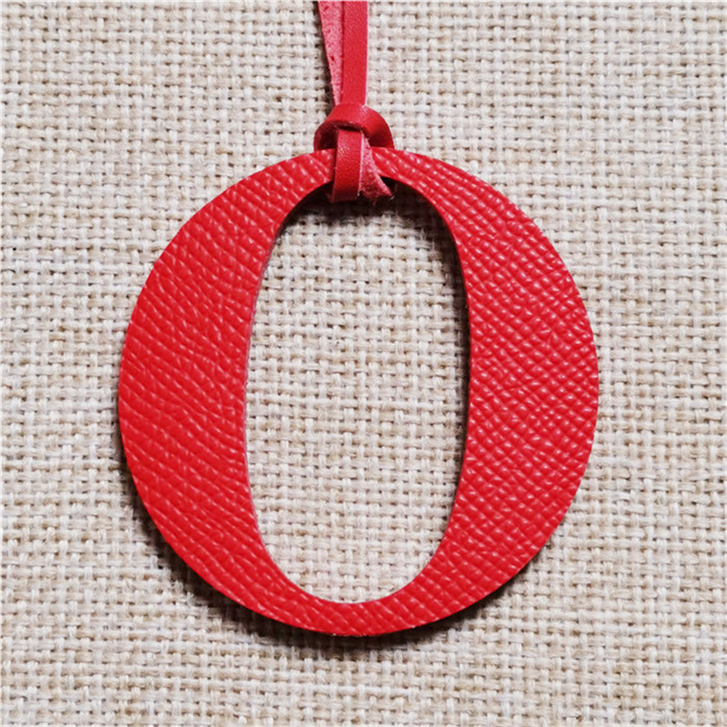 럭셔리 천연 가죽 이니셜 대문자 키체인 배낭 펜던트,  - Monogram Keychain Leather 리뷰 및 가격