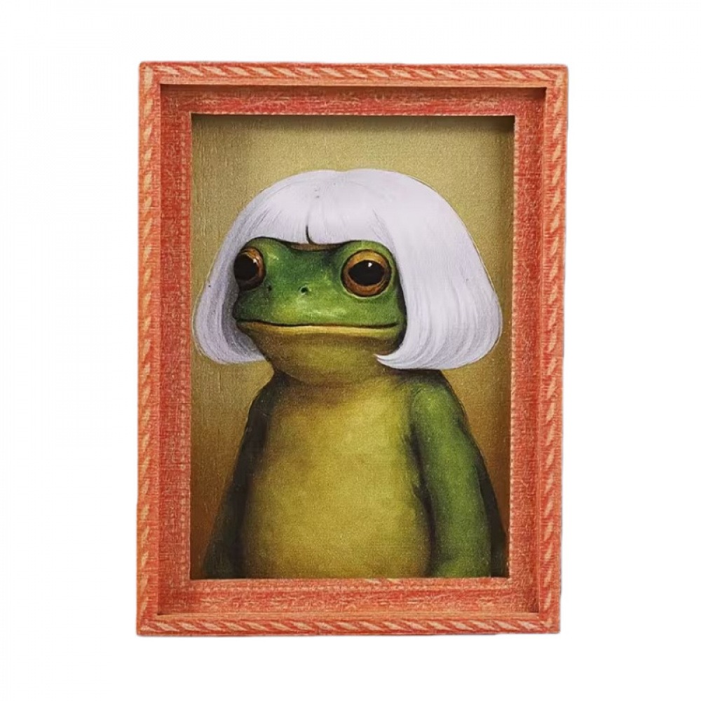 재미있고 독특한 프린트 냉장고 자석, 장식용 스티커,  - Engraved Wood Frame 리뷰 및 가격