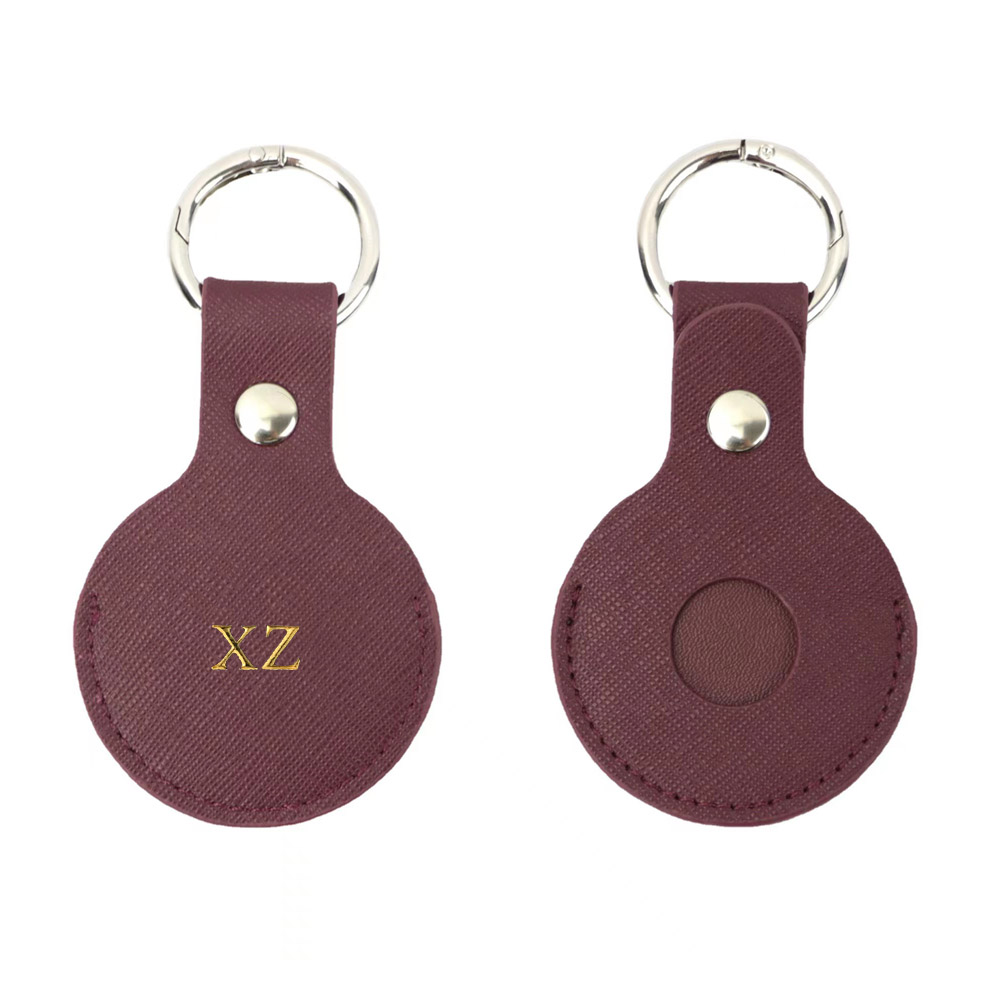 에어 태그 케이스에 대한 사용자 정의 골드 초기 문자  - Monogram Keychain Leather 리뷰 및 가격