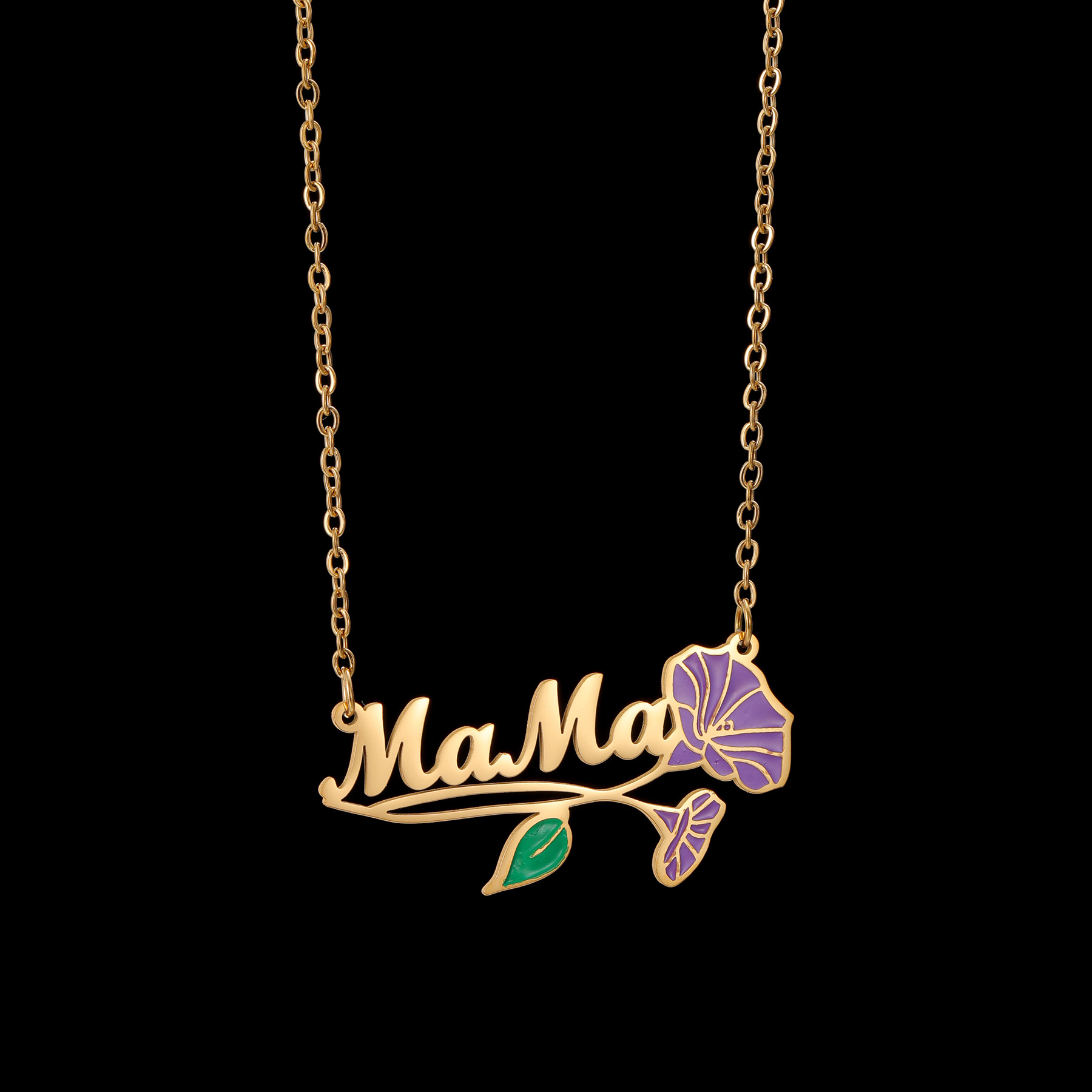 Acheerup 맞춤형 이름 UV 인쇄 컬러 꽃 목걸이 - Birth Flower Necklace 리뷰 및 가격