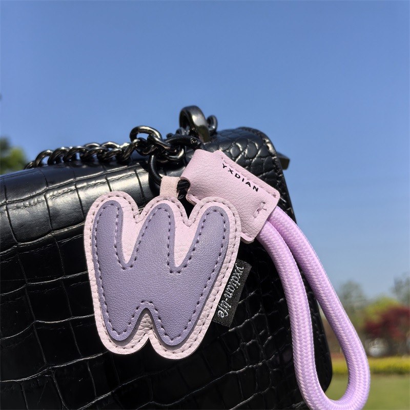A~Z 가죽 이니셜 키체인 땋은 팔찌 펜던트 열쇠고리  - Monogram Keychain Leather 리뷰 및 가격