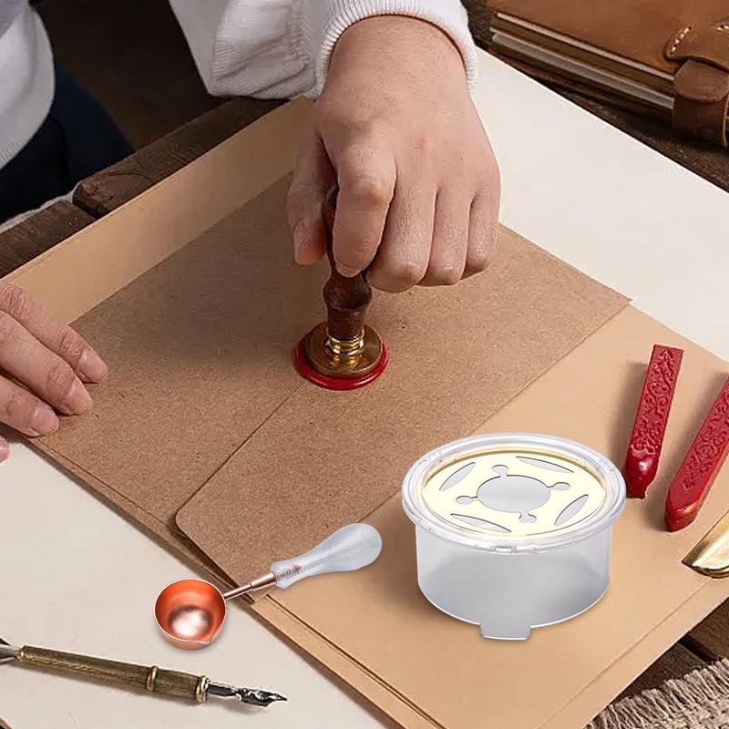 씰링 왁스 키트 씰링 왁스 멜터 스푼 히터 키트 녹는  - Wax Seal Letter Kit 리뷰 및 가격