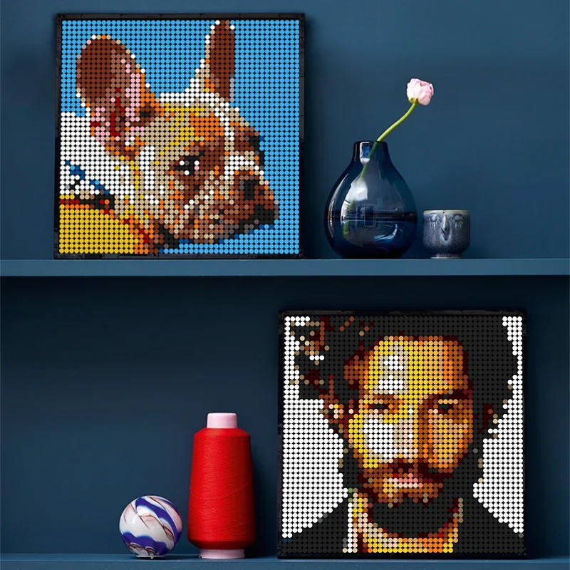 픽셀 아트 맞춤 사진 개인 초상화 애완동물 모자이크 그 - Pet Portrait Custom 리뷰 및 가격