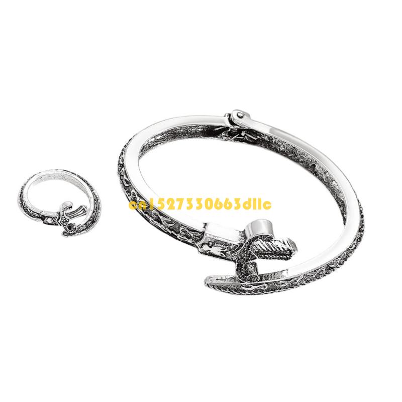 절묘한 뱀 영감 조정 가능한 팔목 팔찌 조정 반지 빈티 - Coordinates Bracelet 리뷰 및 가격