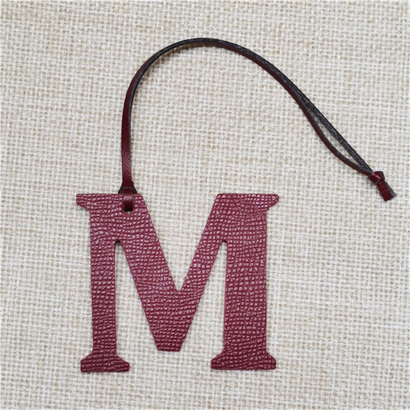 XMESSUN 새로운 영어 문자 M 참 럭셔리 정품 천 - Monogram Keychain Leather 리뷰 및 가격