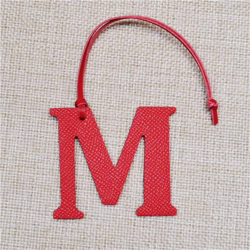XMESSUN 새로운 영어 문자 M 참 럭셔리 정품 천 - Monogram Keychain Leather 리뷰 및 가격