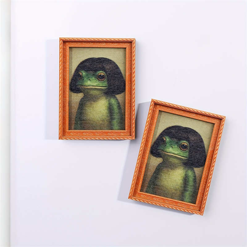 미니 나무 사진 프레임 개구리 냉장고 자석 재미있는 녹 - Engraved Wood Frame 리뷰 및 가격